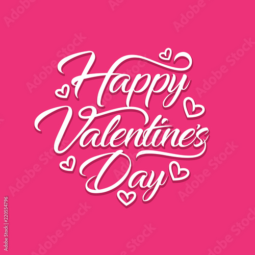 Happy valentine's day greeting vector