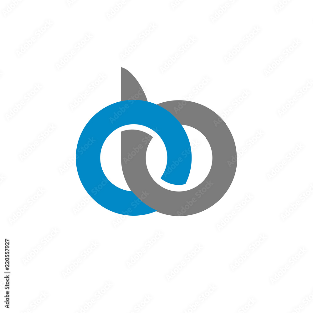 OB initial logo template vector OB initial logo template vector