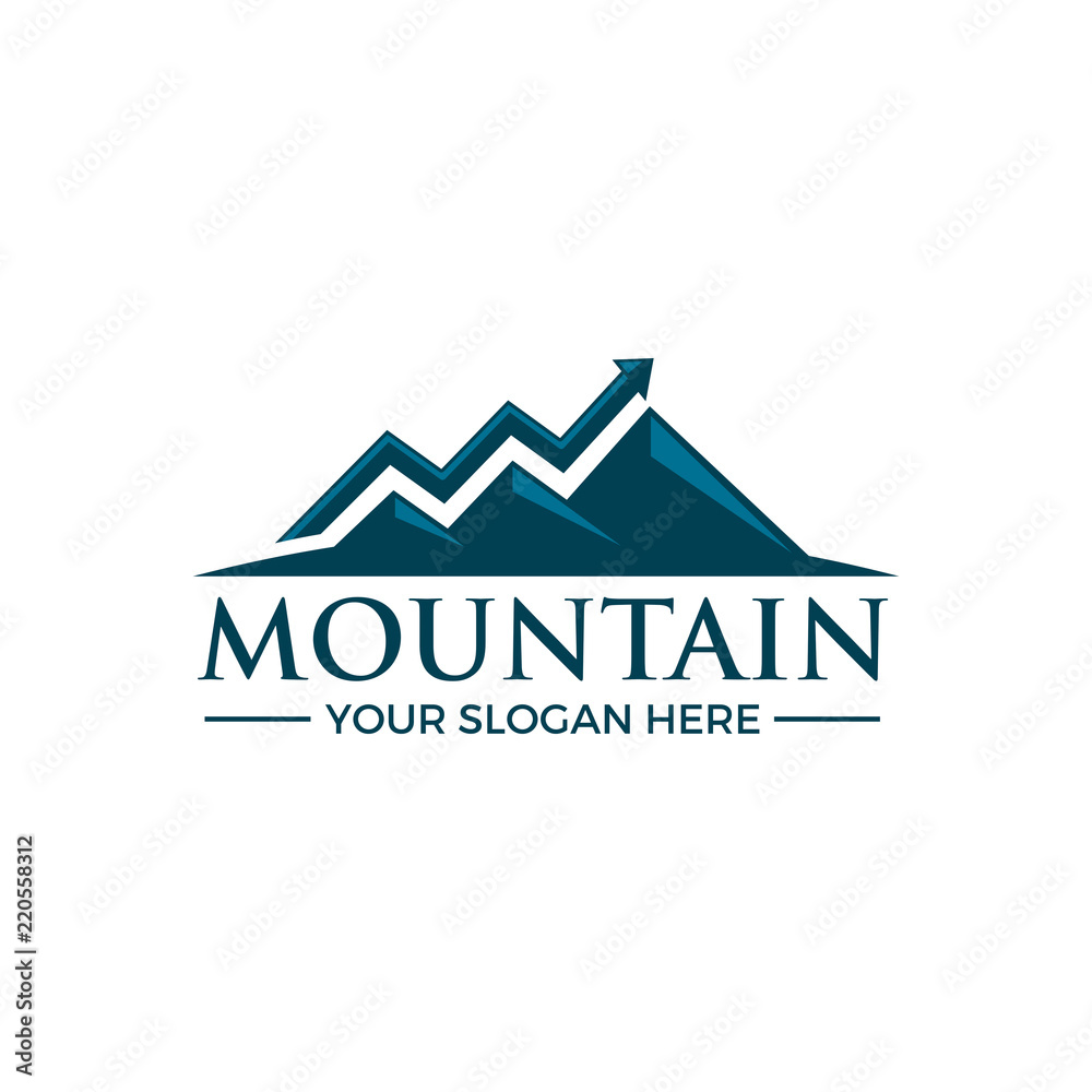 Mountain logo vector