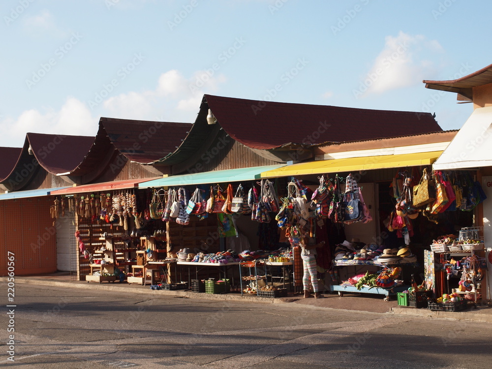 Waterfront shops in Aruba