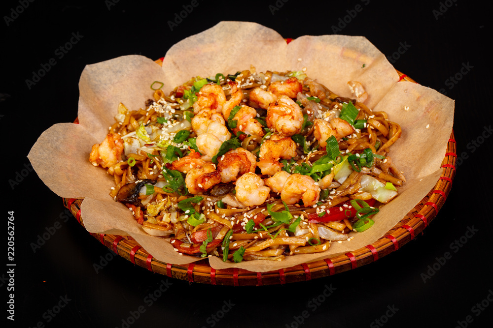 Fried noodle with prawn Fried noodle with prawn