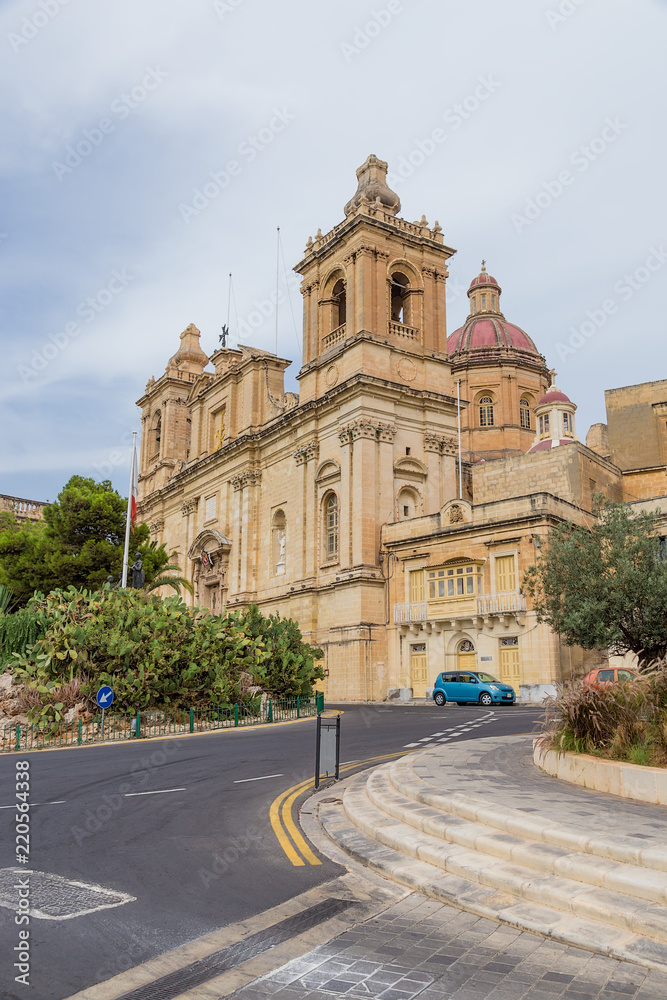 Birgu (Vittoriosa), Malta. Church of St. Lawrence, 1681-1697.