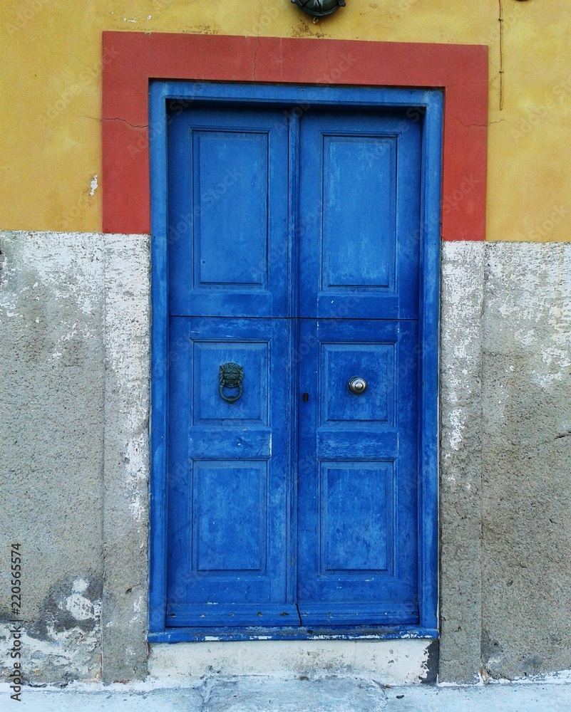 Blue door