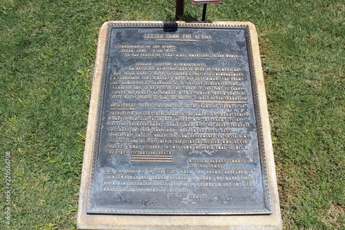 Foto Historic Marker in front of the alamo