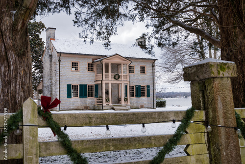 Rock Castle at Winter in the Snow