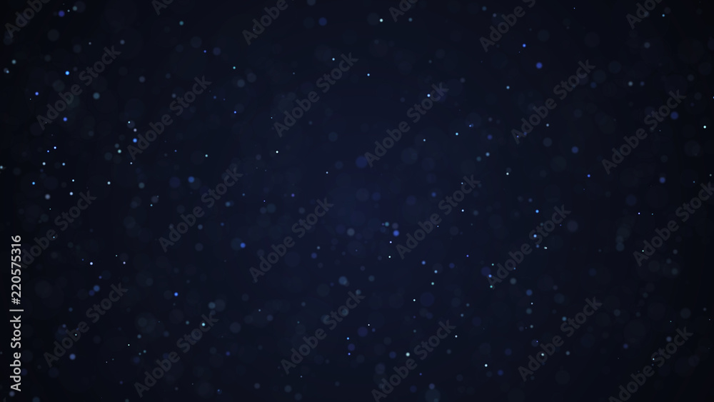 Obraz premium Dust particles. Abstract particle background. Dots background. 4k rendering.