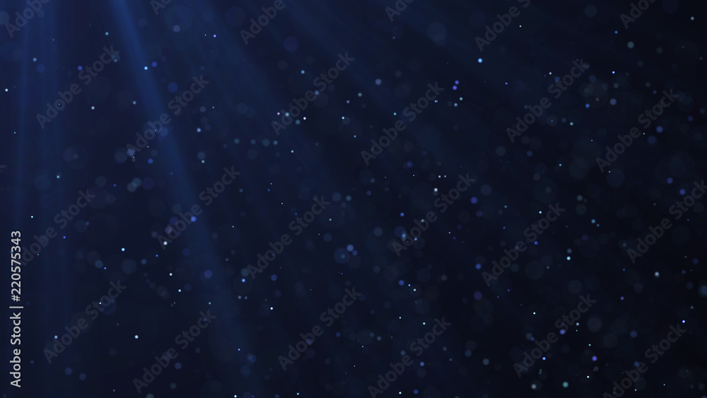 Fototapeta premium Dust particles. Abstract particle background. Dots background. 4k rendering.