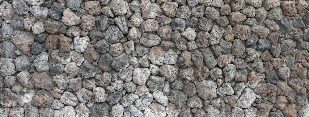 Background of the wall volcanogenic vesicular stones. Background of the wall volcanogenic vesicular stones.