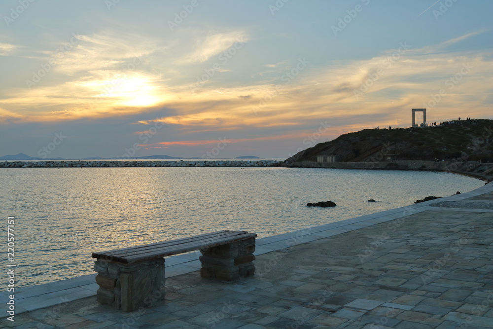 Sunset in Naxos, Greece