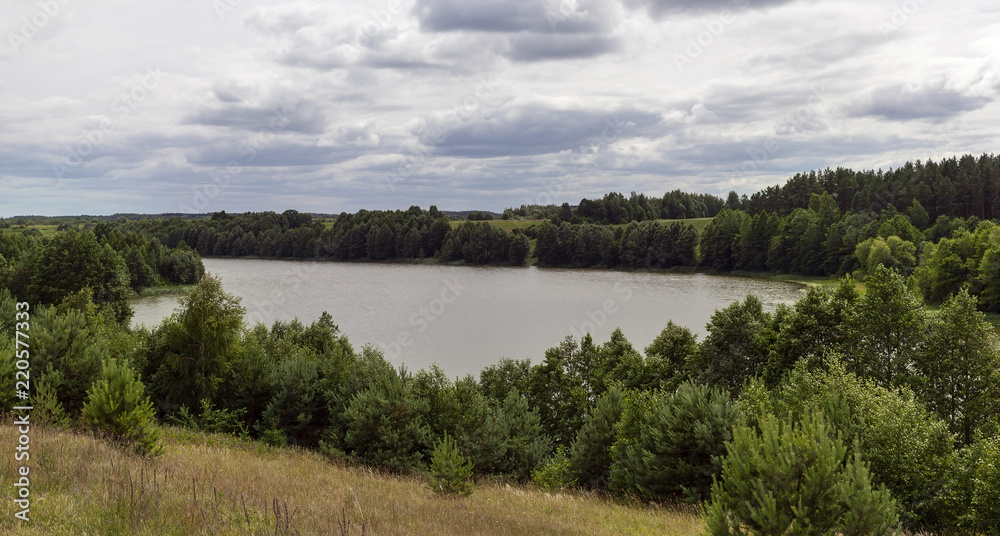 cloudy weather and lake cloudy weather and lake