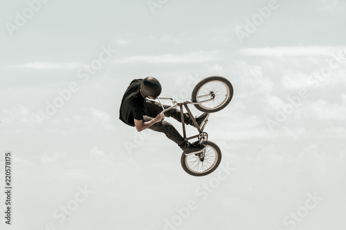 BMX bycicle jump