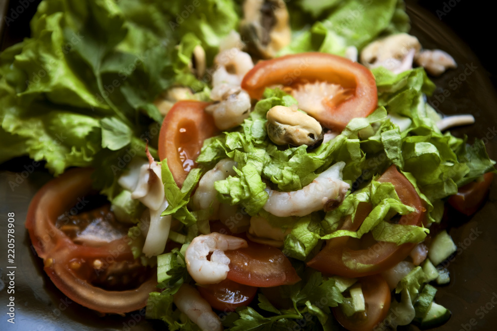 salad. japanese food.