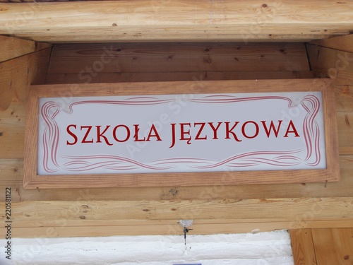 Obraz na płótnie Szkołą językowa w salonie