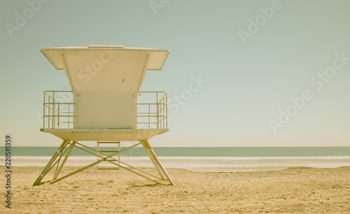 Vintage Beach Summer Background