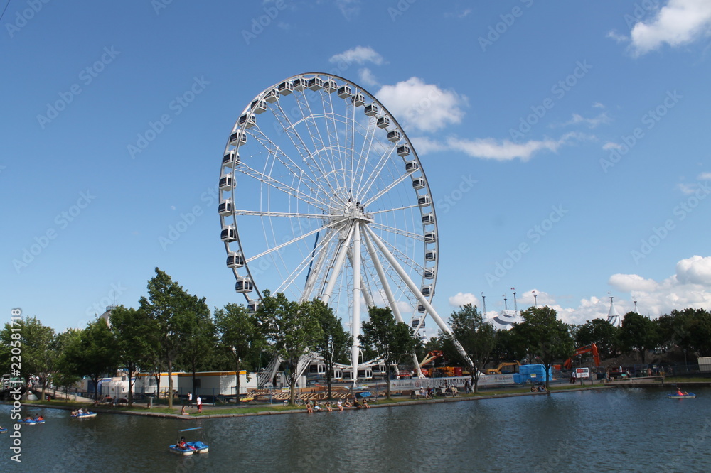 Gtand Roue de Montréal.