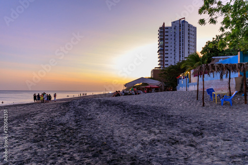 Fototapeta Naklejka Na Ścianę i Meble -  Sunset in Panama City Panama