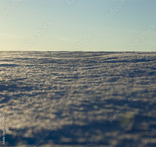 uneven drifts of white snow © rsooll