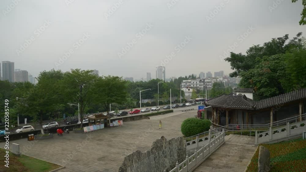 rainy day wuhan city famous old temple square panorama 4k china
rainy day wuhan city famous old temple square panorama 4k china