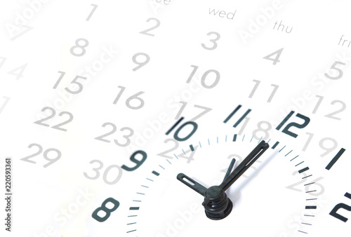 Photography Clock and Calendar