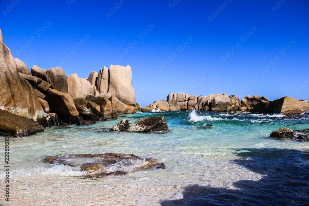 Seychelles La Digue Anse Marron Beach