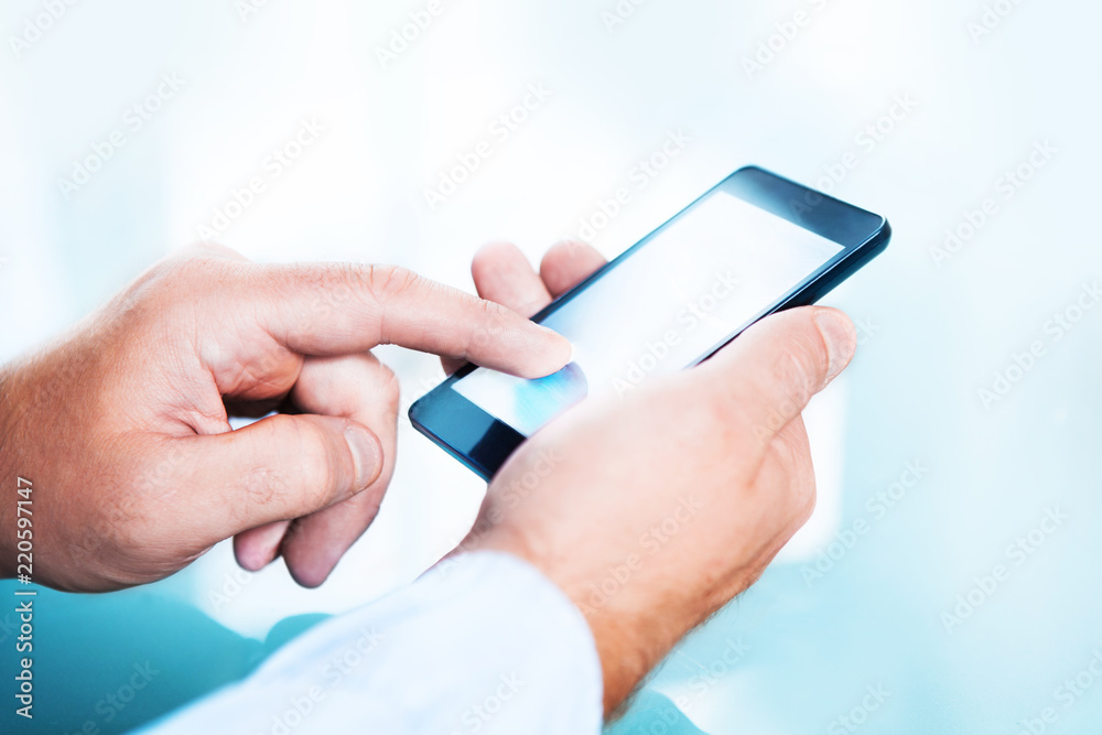 Businessman using mobile phone Businessman using mobile phone