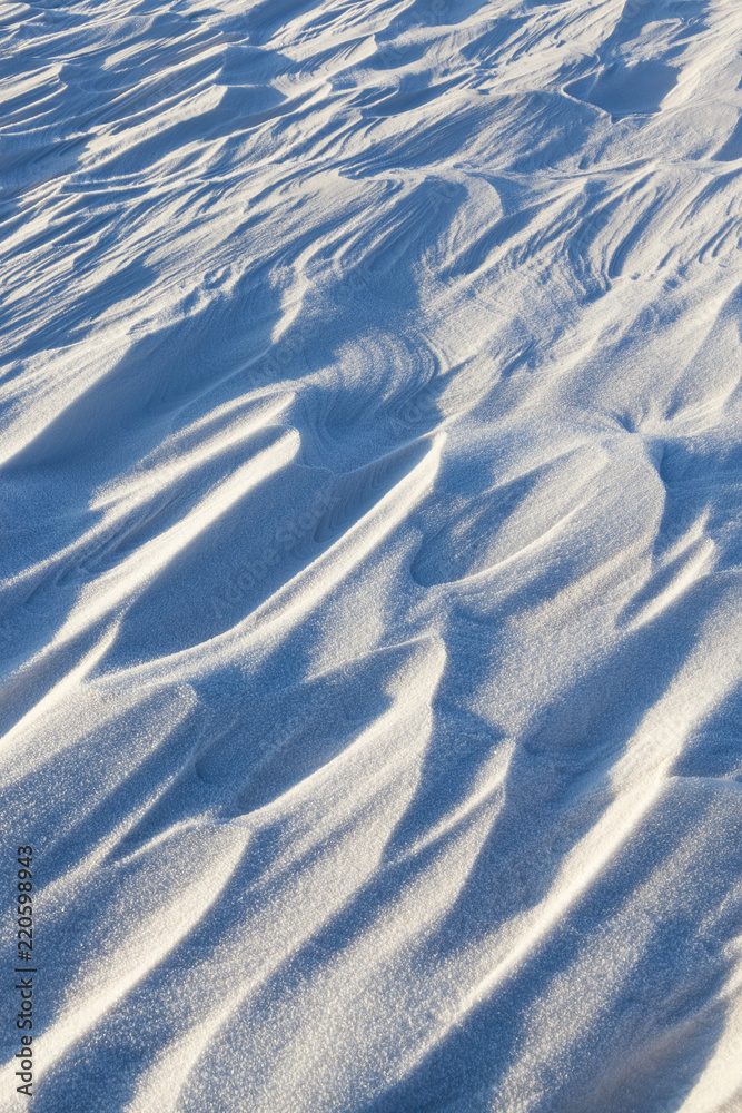 deep snow wavy
