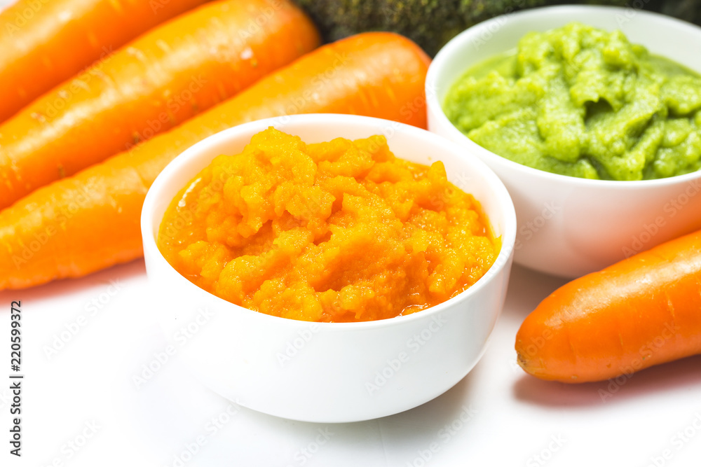 vegetable puree, carrots pureed ,Broccoli pureed vegetable puree, carrots pureed ,Broccoli pureed