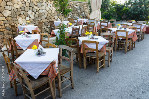Street cafe in Crete