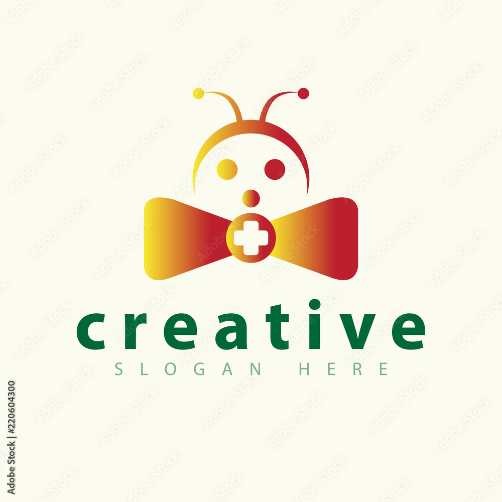 Medical bee logo icon vector template Medical bee logo icon vector template