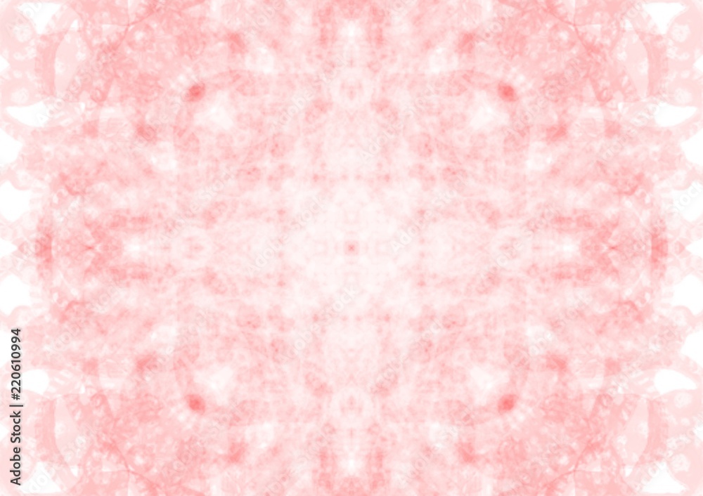 soft red retro floral mandala background pattern soft red retro floral mandala background pattern