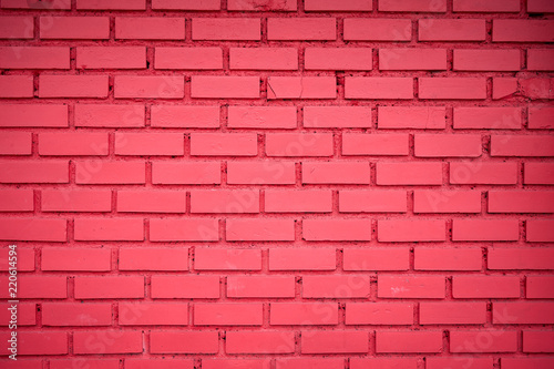 Background pattern of red brick wall
