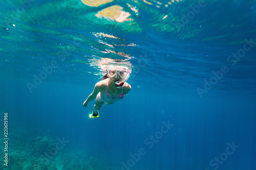 Little girl snorkeling © BlueOrange Studio
