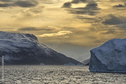 Greenland. The uniqueness of the shapes, sizes and colors of icebergs makes them attractive to photographers all over the world.