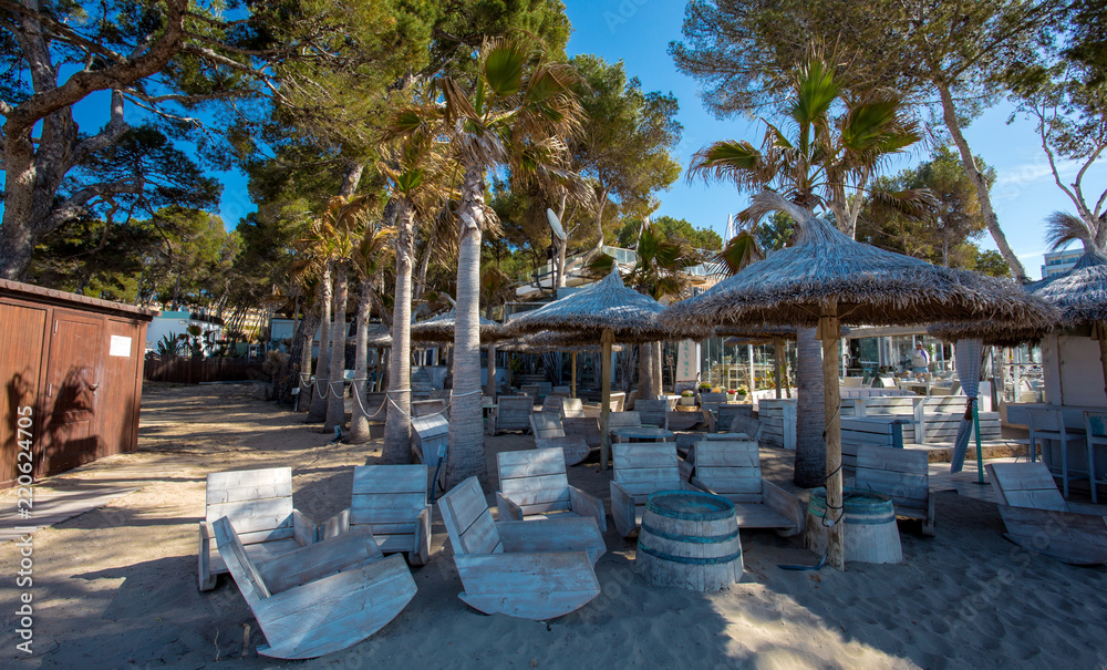 Fototapeta premium beach in the Mediterranean Sea