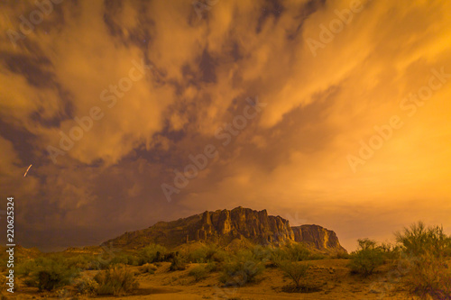 The Superstition Mountains east of Phoenix, Arizona are an icon of the Sonoran Desert and this southwestern state. It is a popular location to hike, explore and photograph