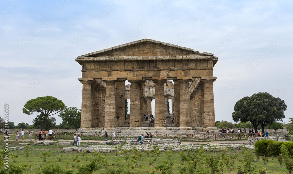 The temple of  Nettuno, ruins of Paestum