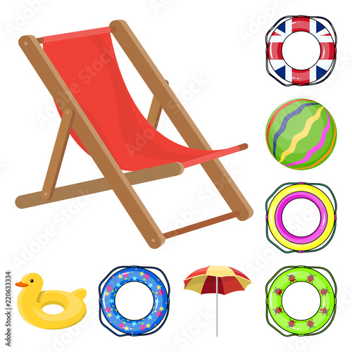 Multicolored swimming circle cartoon icons in set collection for design. Different lifebuoysvector symbol stock web illustration.