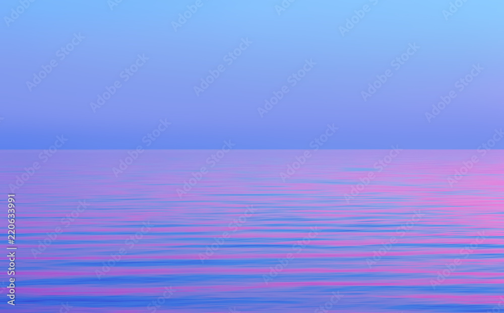 Fototapeta premium Abstract Motion Blurred Purple With Pink Seascape Background