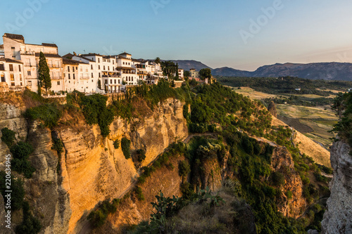 Sunset at El Tajo of Ronda (Spain)