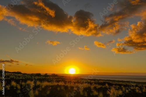  Island of Hawaii　Beautiful sunset © pg.ponskey