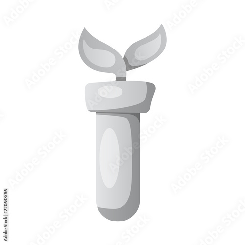 Vector illustration of genetic and plant icon. Collection of genetic and biotechnology stock symbol for web.