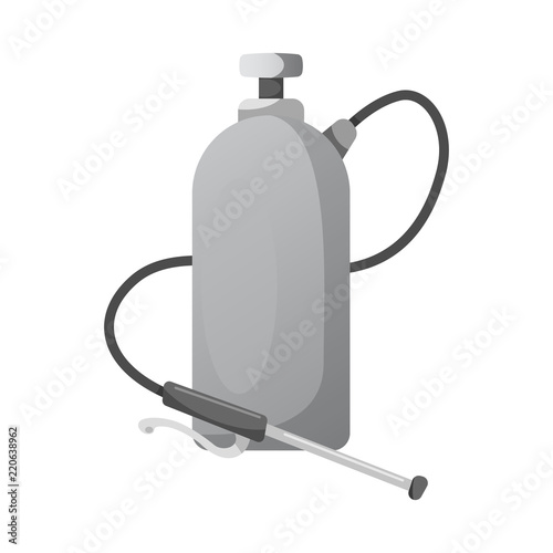 Vector illustration of genetic and plant sign. Collection of genetic and biotechnology stock vector illustration.