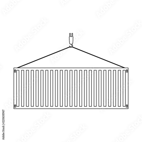 Vector design of goods and cargo symbol. Collection of goods and warehouse stock vector illustration.