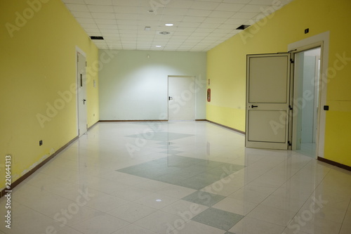empty hall of congress center