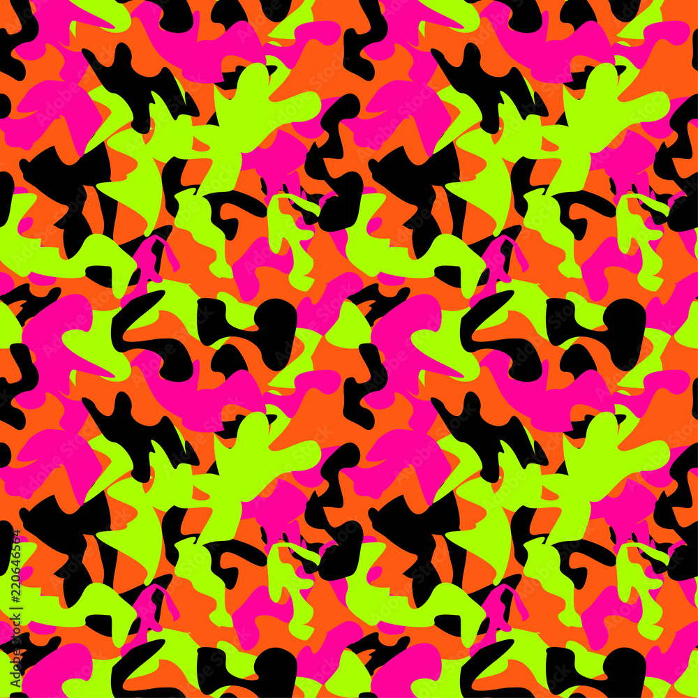 Camouflage sport pattern background seamless vector illustration. Classic camouflage sport pattern clothing style masking camo repeat print. Blue colors sea texture. Pattern for kids, boys, girls Camouflage sport pattern background seamless vector illustration. Classic camouflage sport pattern clothing style masking camo repeat print. Blue colors sea texture. Pattern for kids, boys, girls