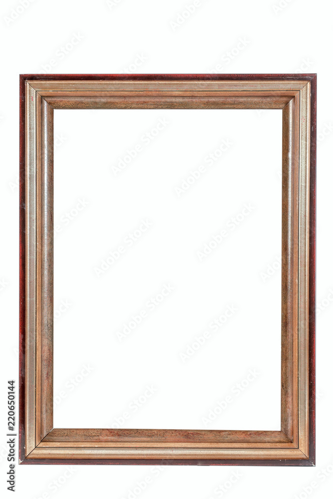 wooden old frames for decoration painting isolated on white background wooden old frames for decoration painting isolated on white background
