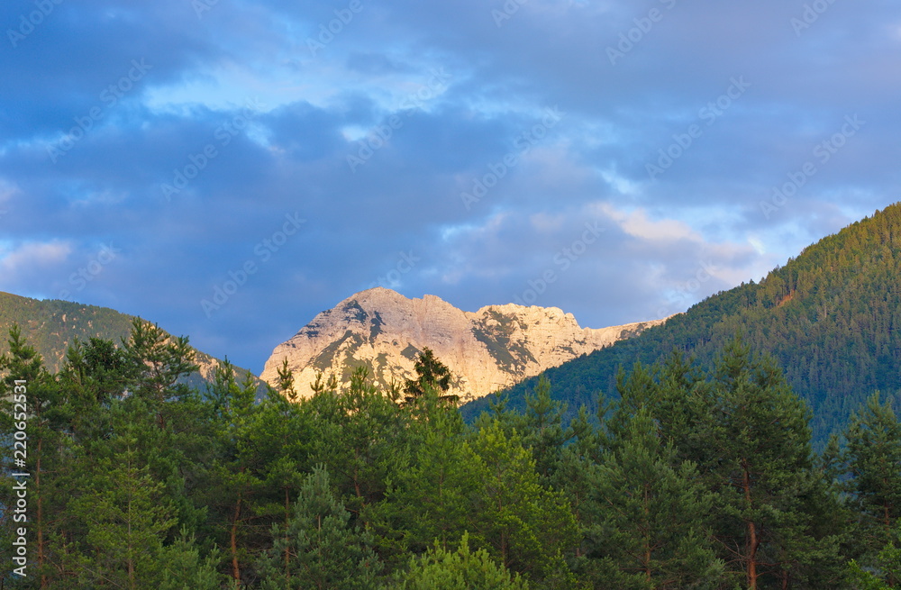 Berg Hochobir Sonnenuntergang Berg Hochobir Sonnenuntergang