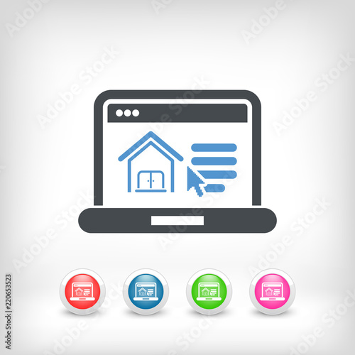 Realestate web site icon