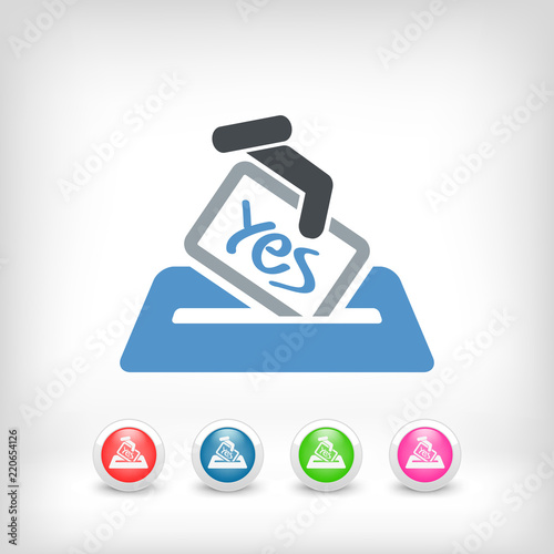Vote concept icon