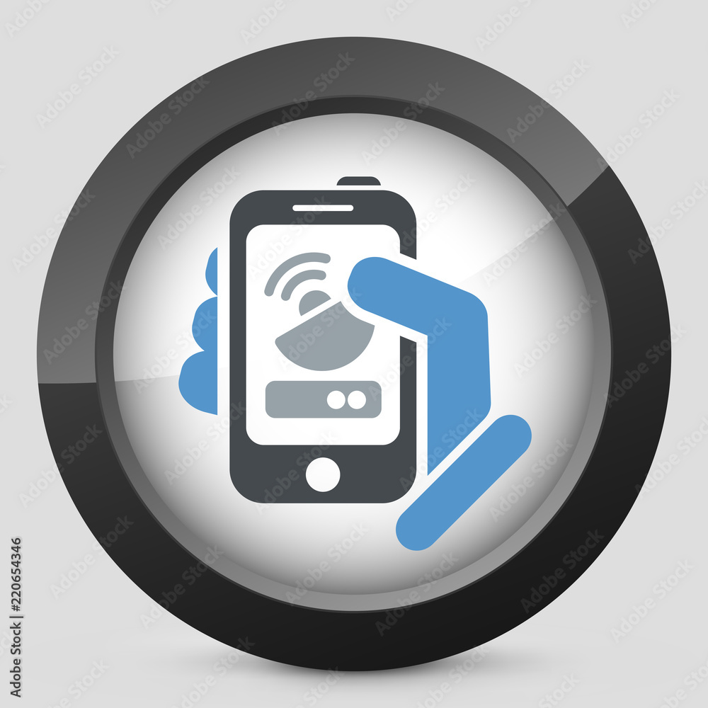 Antenna smartphone icon Antenna smartphone icon